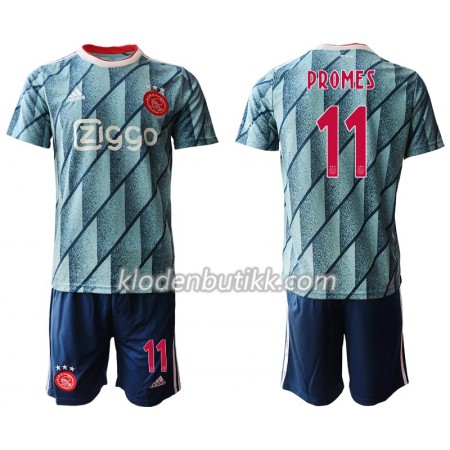 AFC Ajax Quincy Promes 11 Barn Bortedraktsett 2020-2021 Kortermet (+ Korte bukser)